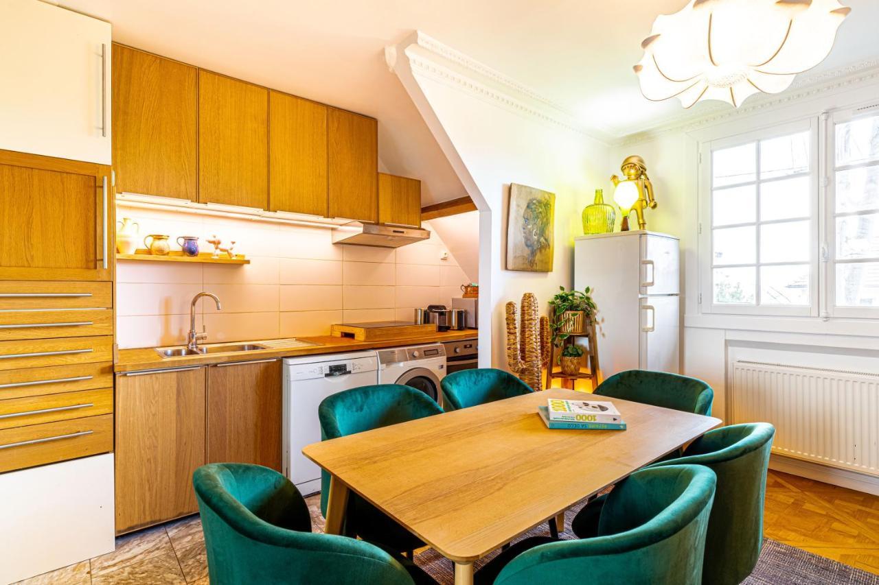 Art & Curiosity Cabinet Style Appartement With Paris View, Villa Des Ammonites Мёдон Экстерьер фото