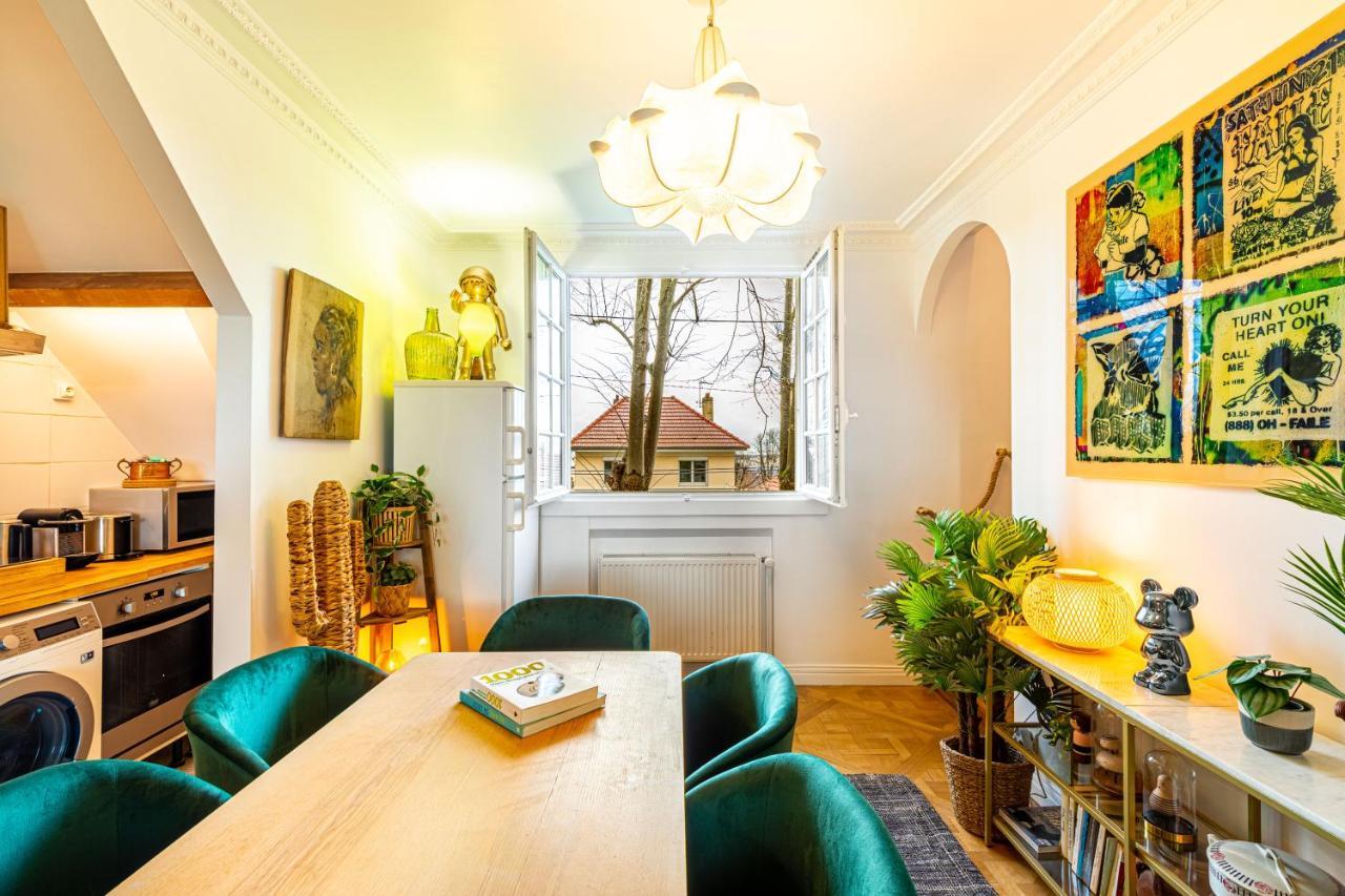 Art & Curiosity Cabinet Style Appartement With Paris View, Villa Des Ammonites Мёдон Экстерьер фото